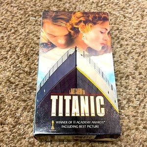 Titanic on vhs vol 1 & 2